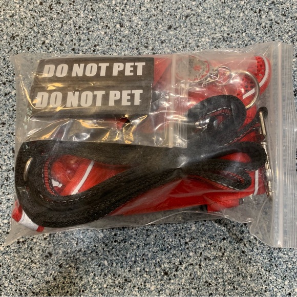 Service Dog Vest+ID Tag+Leash+6 Pcs Patches. Small, Brand New Open Pkg - Picture 14 of 16